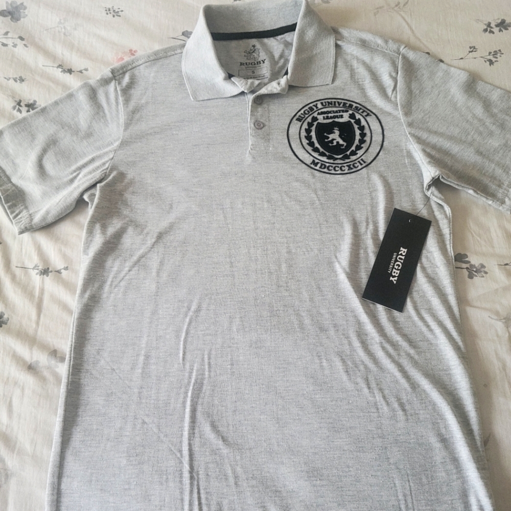 Rugby University Polo Shirt NWT